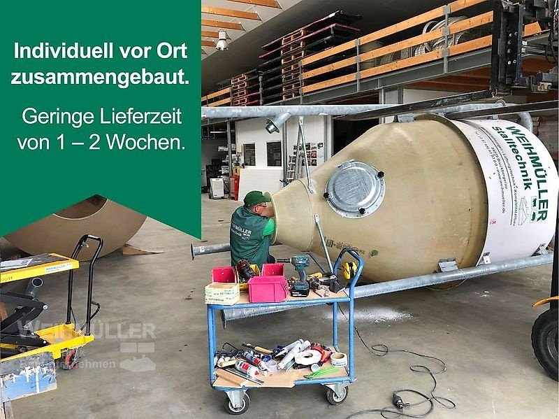 Silo des Typs Agritech GFK Silo 6, 8, 10, 12, 15, 20, 25 m³ | Außensilo | Futtersilo | von Weihmüller, Neumaschine in Bruckberg (Bild 3)